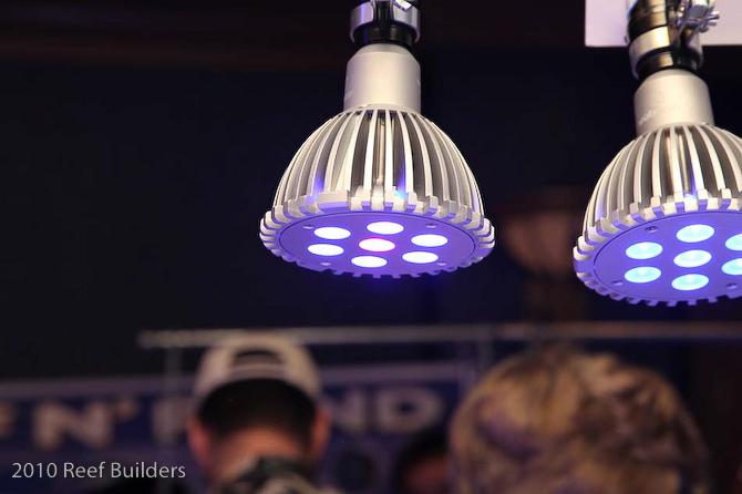 reefstock 2010 led aquarium light demonstration
