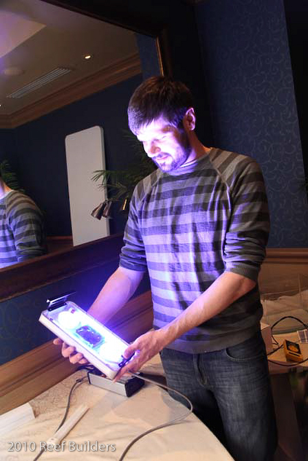 reefstock 2010 led aquarium light demonstration