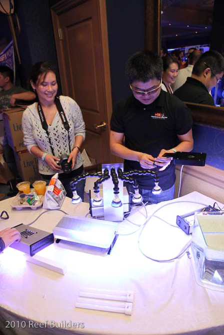 reefstock 2010 led aquarium light demonstration