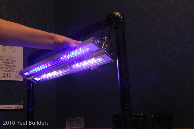 reefstock 2010 led aquarium light demonstration