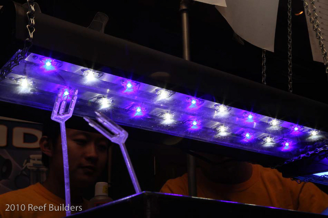 reefstock 2010 led aquarium light demonstration