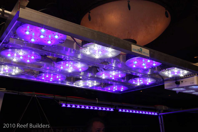 reefstock 2010 led aquarium light demonstration