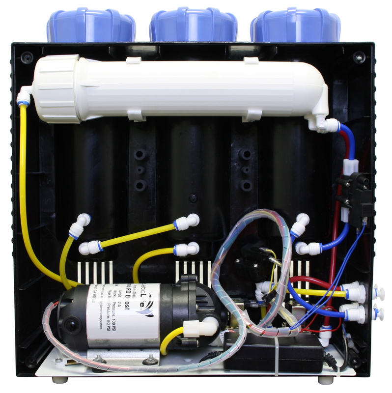 A contemporary full sized reverse osmosis unit