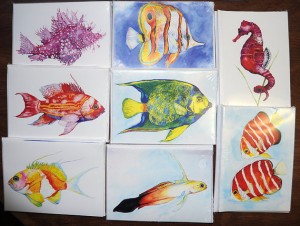 A set of Reef Fish notecards can be yours for only $8 | Reef Builders ...