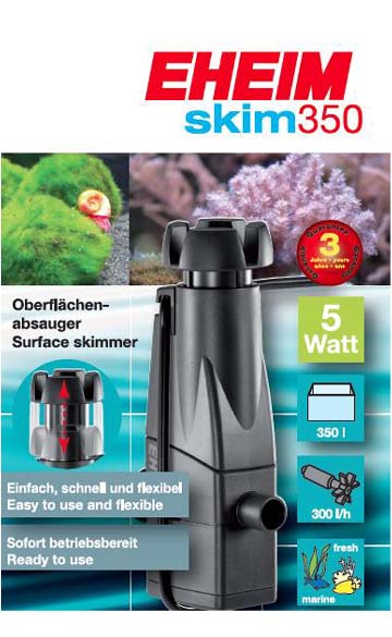 Eheim Skim 350 helps filter water surface for cleaner and better aerated  tanks, Reef Builders