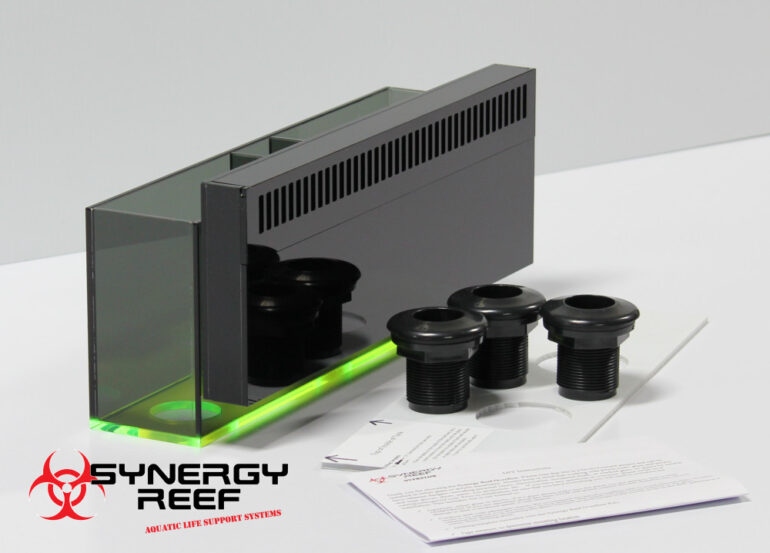 Synergy Reef Overflow features slim design, weir Reef