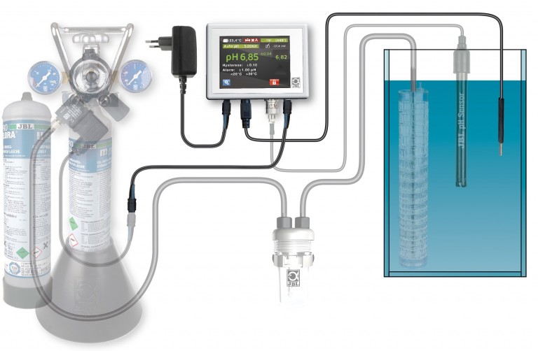 JBL ProFlora pH Control Touch is a touchscreen pH controller Reef