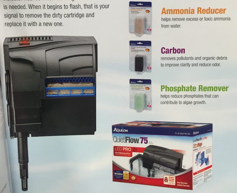 QuietFlow LED Pro from Aqueon Lights Up When Dirty Reef Builders