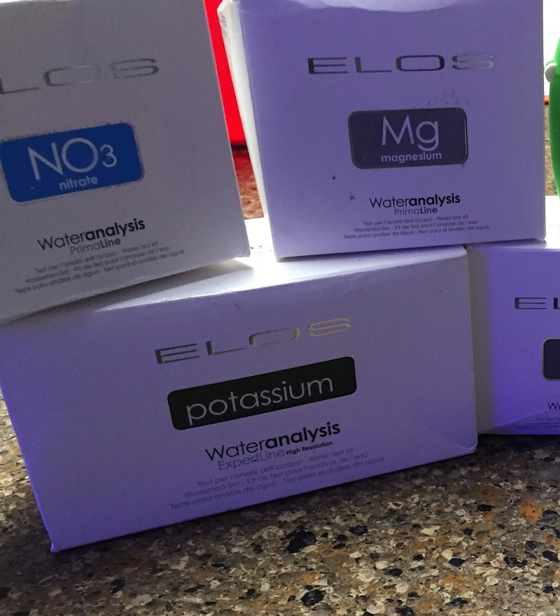 Just some of the Elos test kits that are available with some new ones on the way