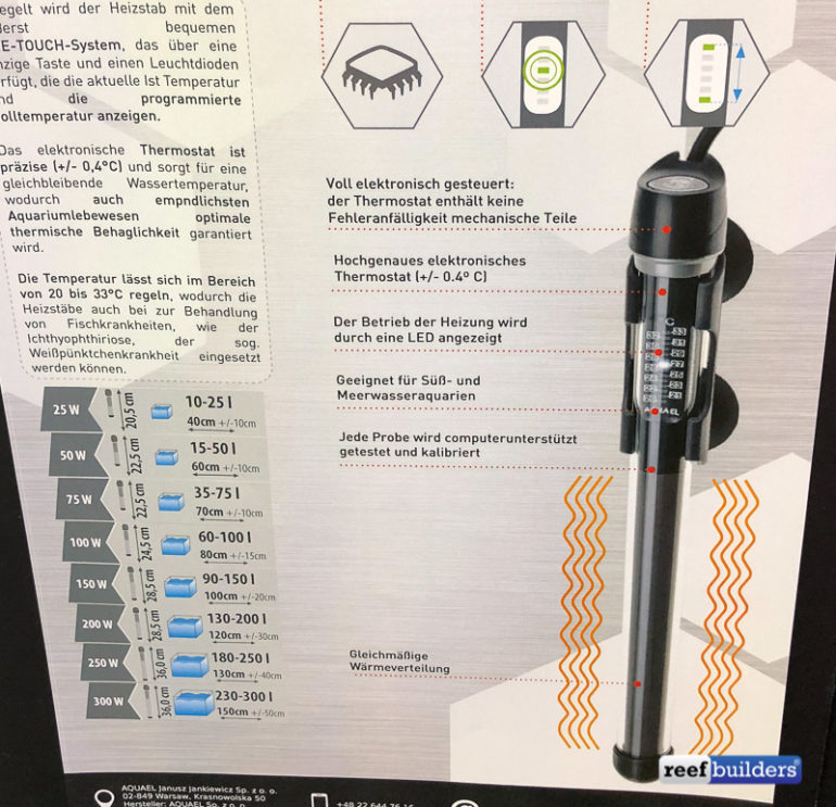 Next Gen Ultra & Platinium Heaters from AquaEL & Cobalt Aquatics Reef