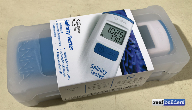 Hffheer Aquarium Salinity Tester High Precision Acrylic Fish Tank Salinity Meter Portable Saltwater Salinity Measuring Device 