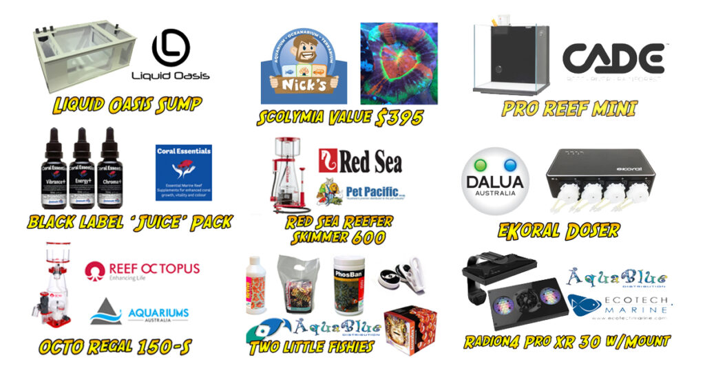 Australia Fish Raffle We’ve Got a Whole Lotta Raffle Prizes Coming To Reef Stock Australia ...