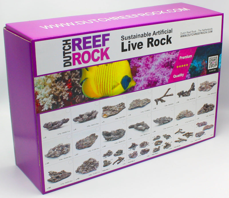 This is what 1 box of Real Reef Rock looks like 