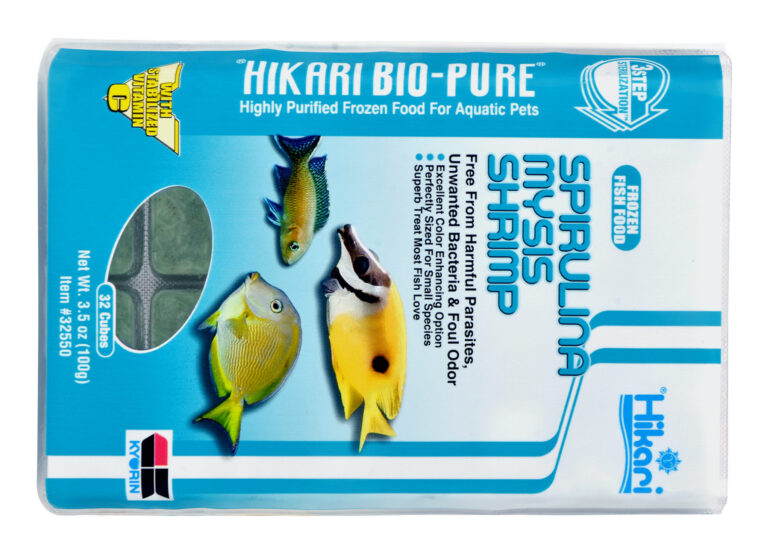 Hikari Spirulina Mysis is a New Enriched Frozen Shrimp Reef Builders The Reef and Saltwater
