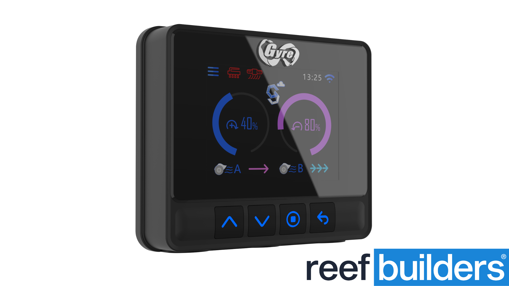 Maxspect Gyre 300 Cloud Edition features multi directional flow